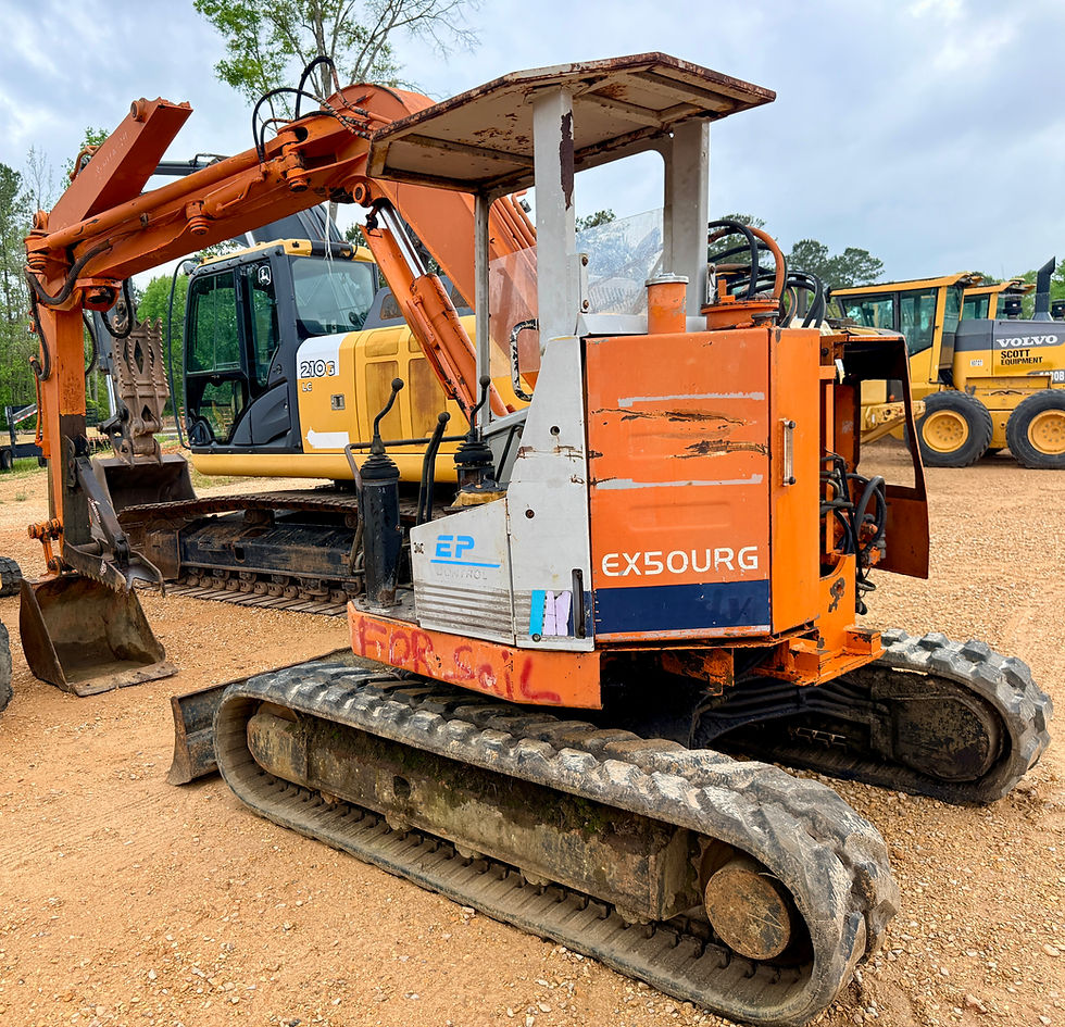 HITACHI EX 50OURG EXCAVATOR, consigned in April 4, 2026 Auction