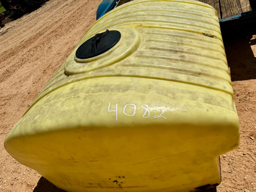 325 GALLON PLASTIC TANK, consigned in April 4, 2026