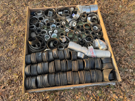 PALLET OF HOSE CLAMPS AND PIPE SEALS, consigned in April 4, 2026 Auction