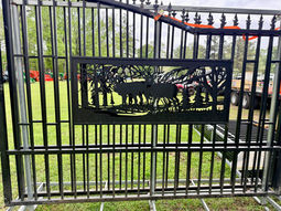 DEER SCENE METAL GATES, consigned in April 4, 2026 Auction
