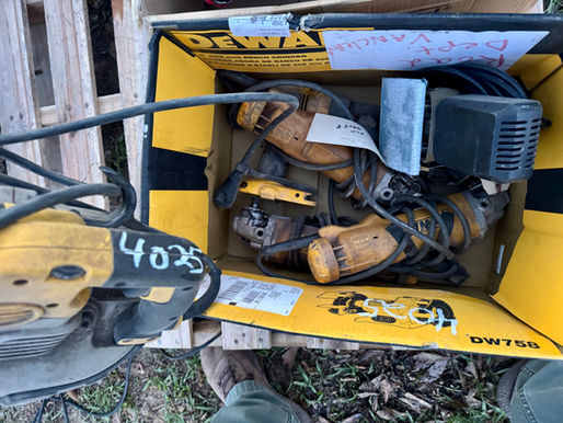 DEWALT PORTA BAND, SIDE GRINDERS AND SANDERS, consigned in April 4, 2026 Auction