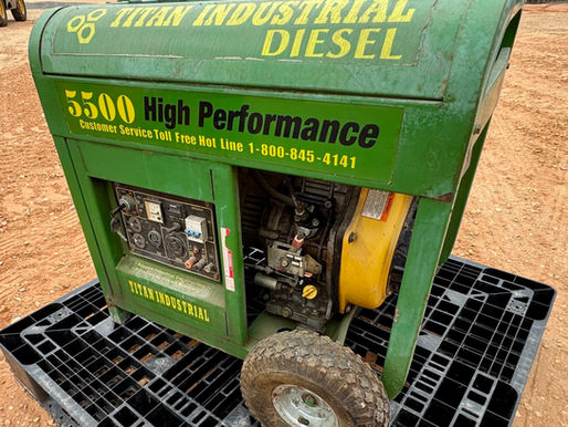 TITAN INDUSTRIAL GENERATOR, consigned in April 4, 2026 Auction
