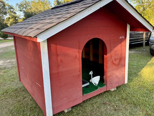 LARGE DOG HOUSE, consigned in October 4, 2025 Auction