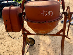 ELECTRIC CEMENT MIXER, consigned in April 4, 2026 Auction