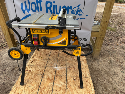 DEWALT FOLDABLE TABLESAW, consigned in April 4, 2026 Auction