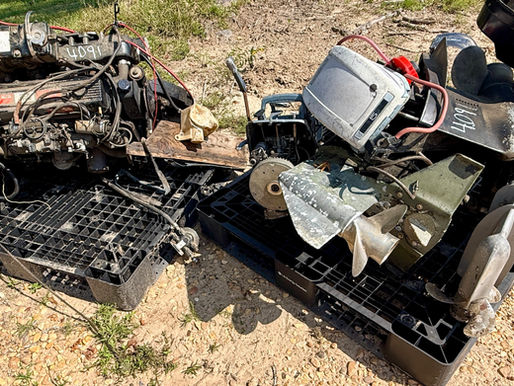 LOT OF MISC. BOAT MOTORS/PARTS, consigned in October 3, 2026 Auction