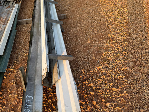 LOT OF THREE (3) RAIN GUTTERS, consigned in April 4, 2026 Auction