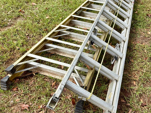 TWO (2) LOTS OF LADDERS, consigned in October 4, 2025 Auction