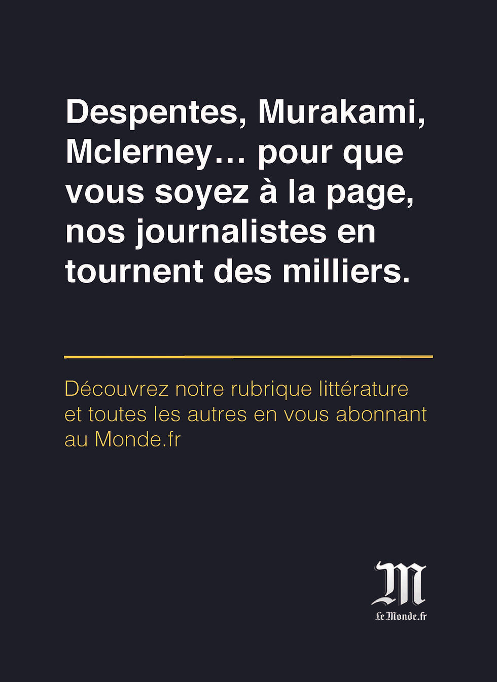 Affiche Presse & Digital