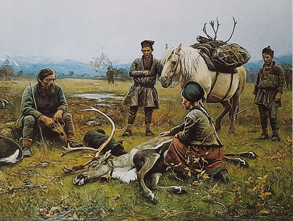 Johan Tirén, Lapplägret i Gleen