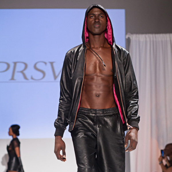Leather Jumpsuit NYFW