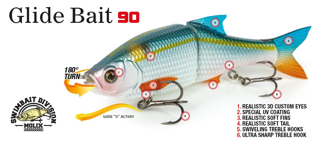 Molix - Glide Bait 90 Slow Sinking