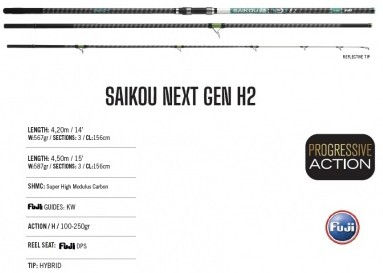 Yuki Saikou Next Gen H2 mt 4,50 Canna Surf