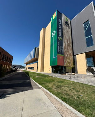 Building with signage