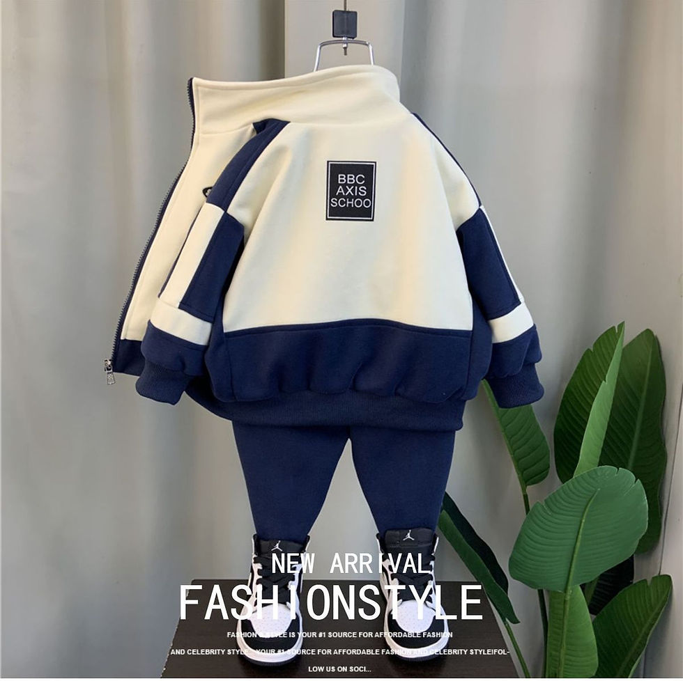 Miniatura: Children's Clothing Set Spring and Autumn Season New Boys and Babies Casual Jack