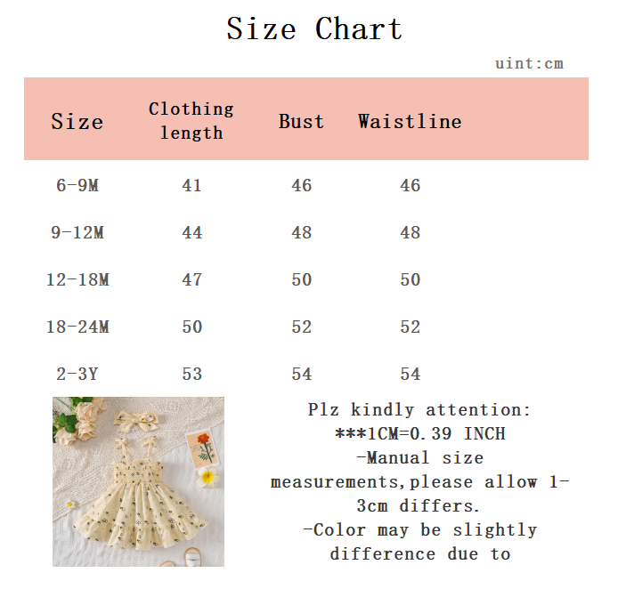 Miniatura: Baby girl Summer Dress Cute Little bee Ruffled Suspender Dress and Headband 2-pi