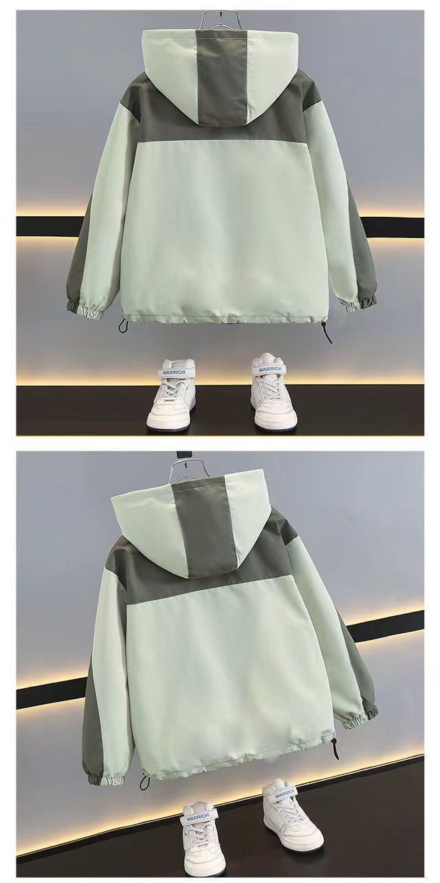 Miniatura: Children Clothing Color Blocking Jacket 2026 Spring Autumn Teen Boys Fashion Zip