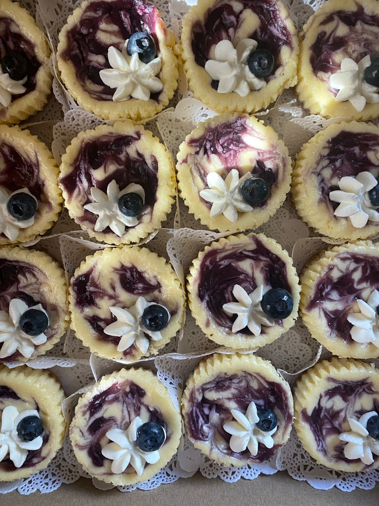 Thumbnail: Blueberry Swirl Cheesecake