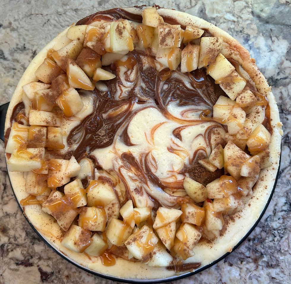Caramel Apple Cheesecake