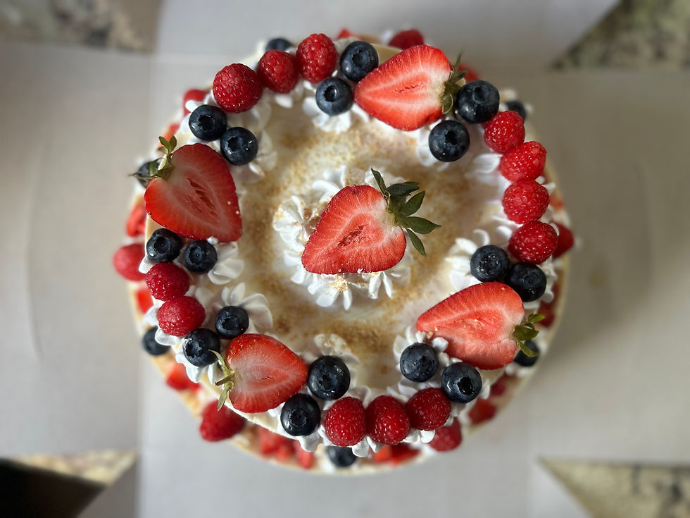 Thumbnail: 2 Tier Plain with Berries Cheesecake