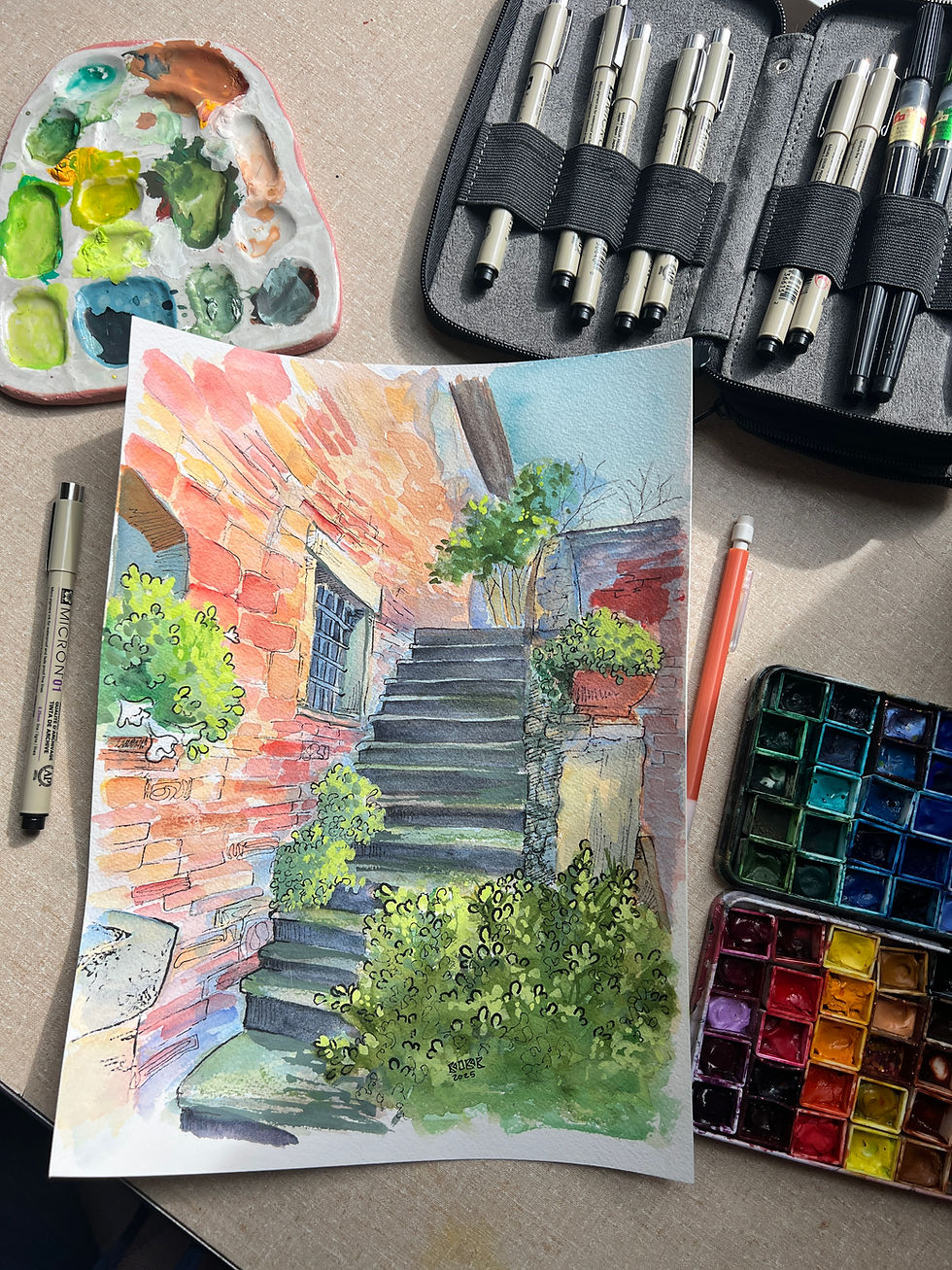 Thumbnail: Tuscan Staircase - Original