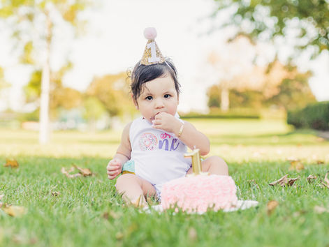 A Super Cute Smash the Cake Session in Santa Fe Springs 