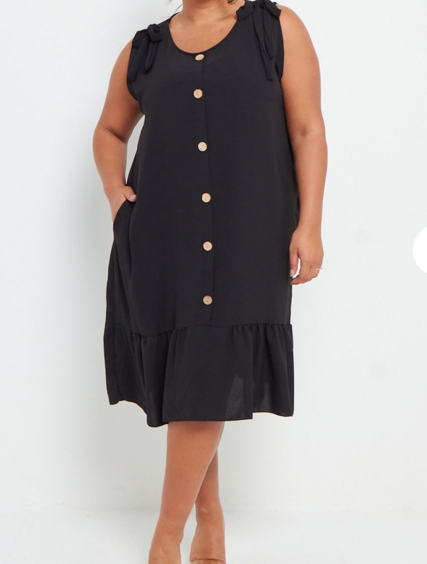Thumbnail: Button dress with pockets 