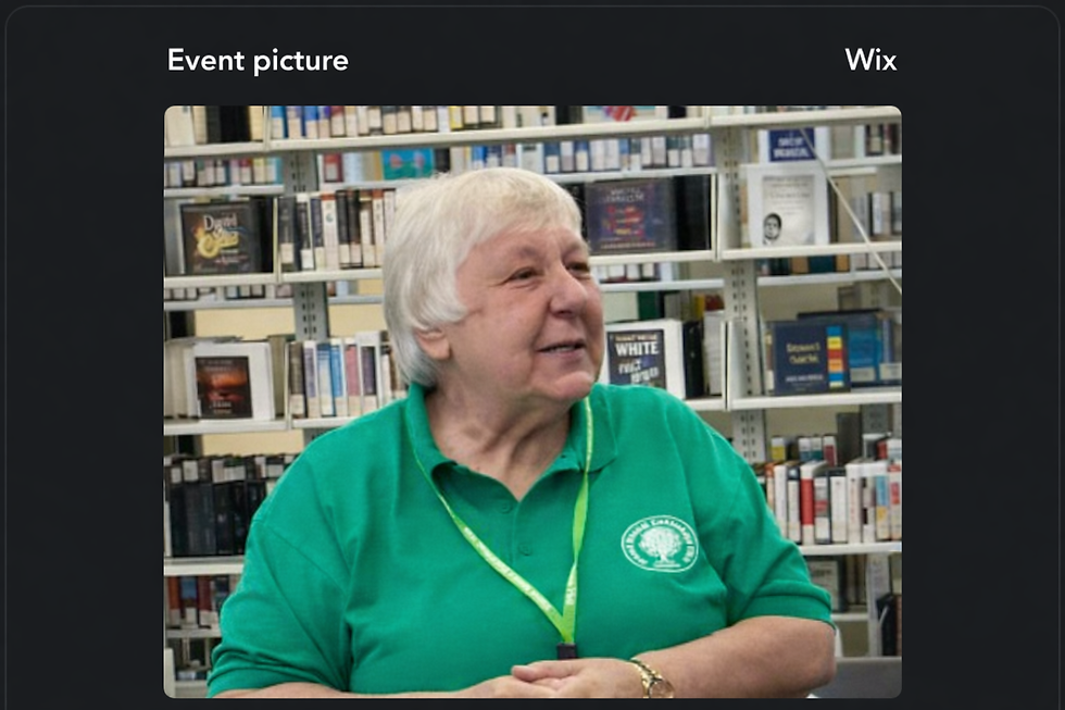 May 9  - Charlene Carson - Family Search - "Additional Features and Options"