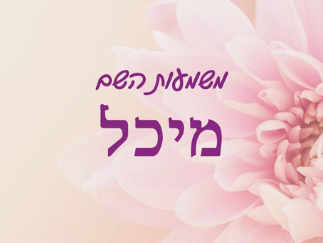 משמעות השם מיכל