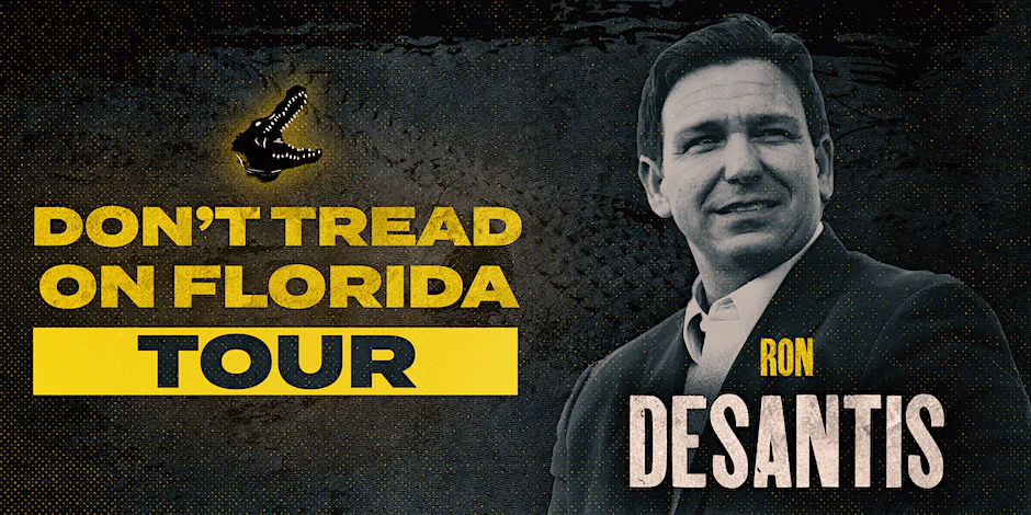 Don't Tread on Florida Pit Stop with Governor DeSantis in Sarasota County!