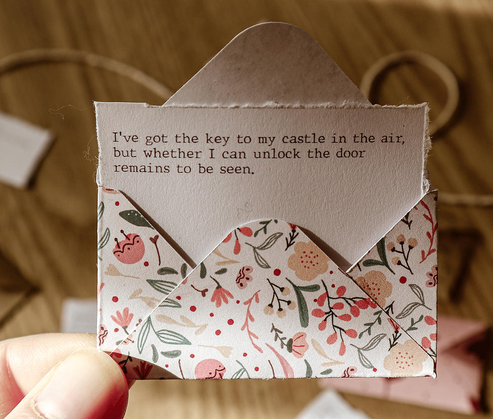 Thumbnail: Little envelopes with quotes