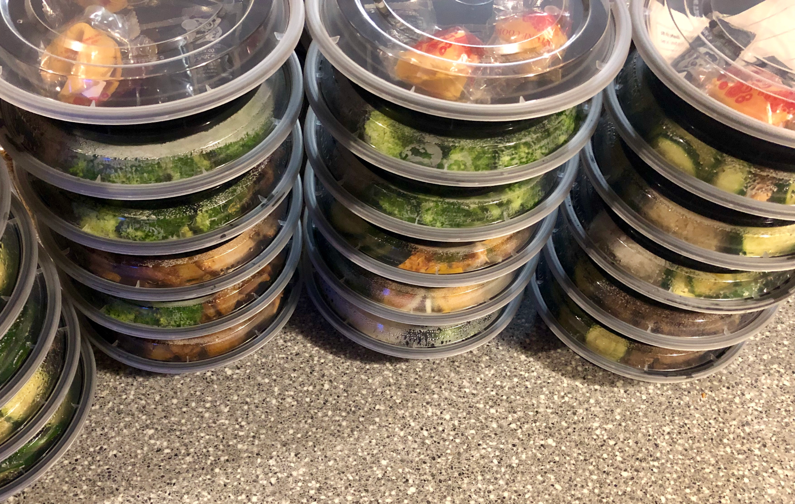 Arranged Food and Objects