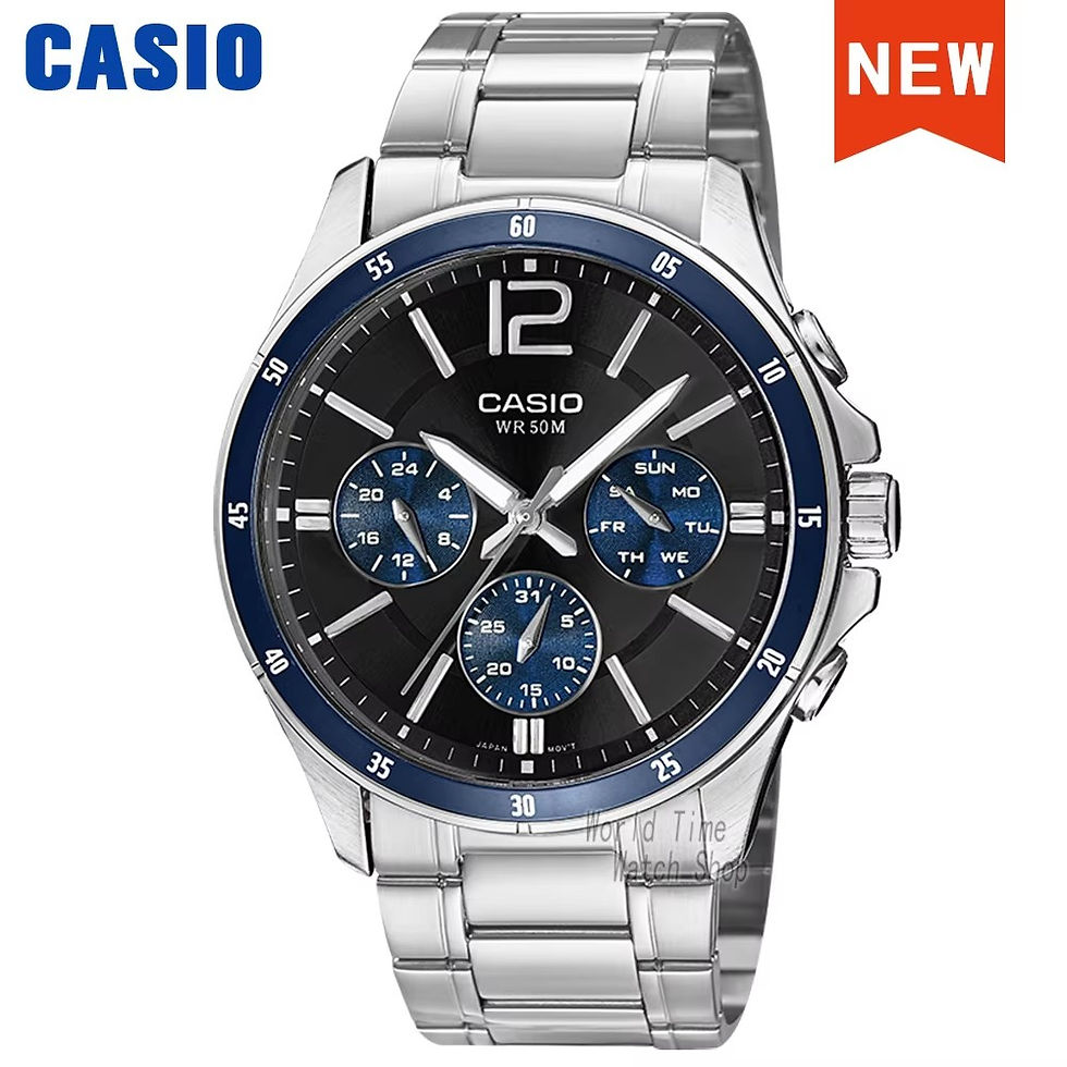 Thumbnail: Casio watch wrist watch men top brand luxury set quartz watche 50m Waterproof me