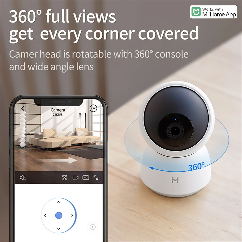 Thumbnail: Original Smart Camera 2K 1296P HD 360 Angle WiFi Night Vision Webcam Video IP Ca