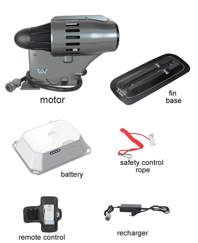 Thumbnail: AQUA MARINA BLUEDRIVE POWER FIN 12V Battery electric motor SUP Stand Up Paddle B