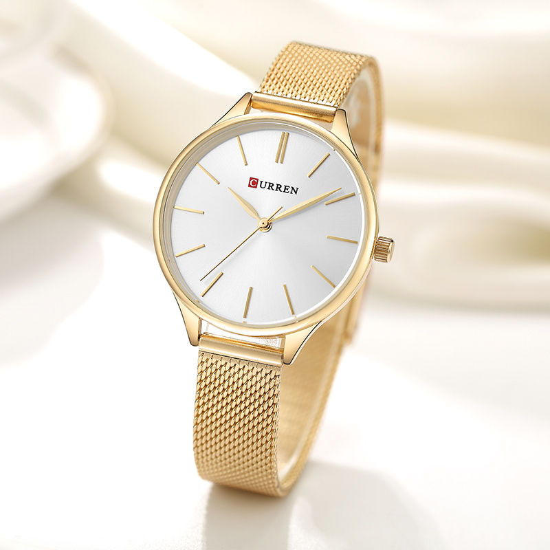 Thumbnail: CURREN Hot Fashion Simple Style New Ladies Bracelet Watches Women Dress Wristwat