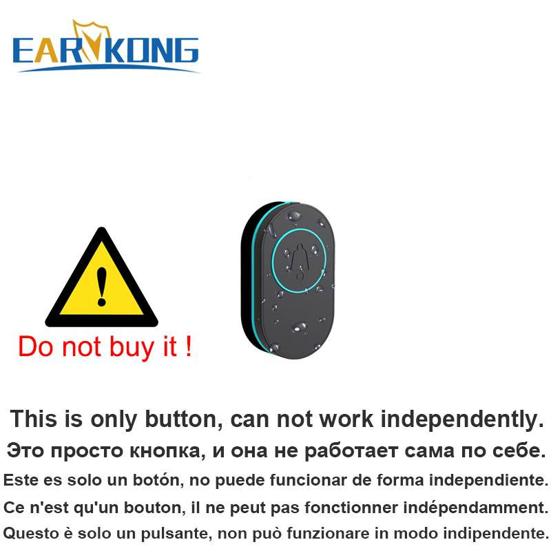 Thumbnail: Intelligent Wireless Doorbell Home Welcome Doorbell Waterproof 300m Remote Smart