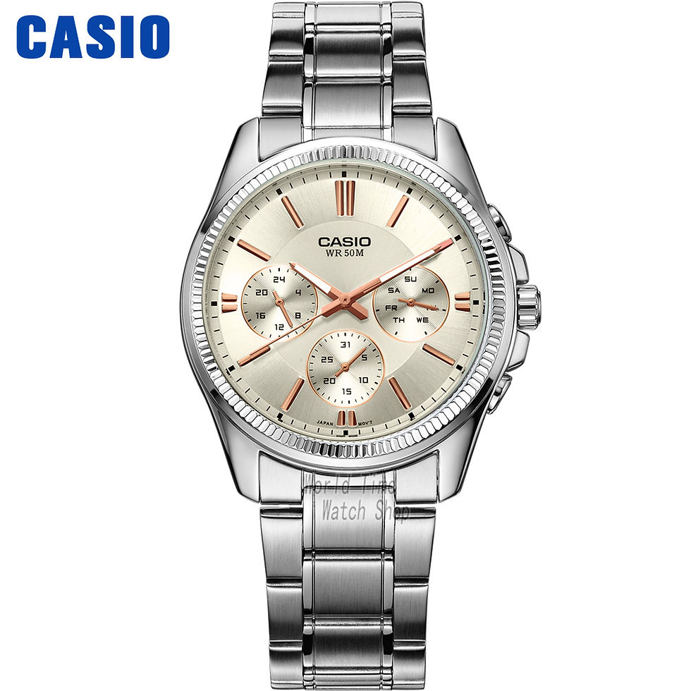 Thumbnail: Casio watch wrist watch men top brand luxury set quartz watche 50m Waterproof me