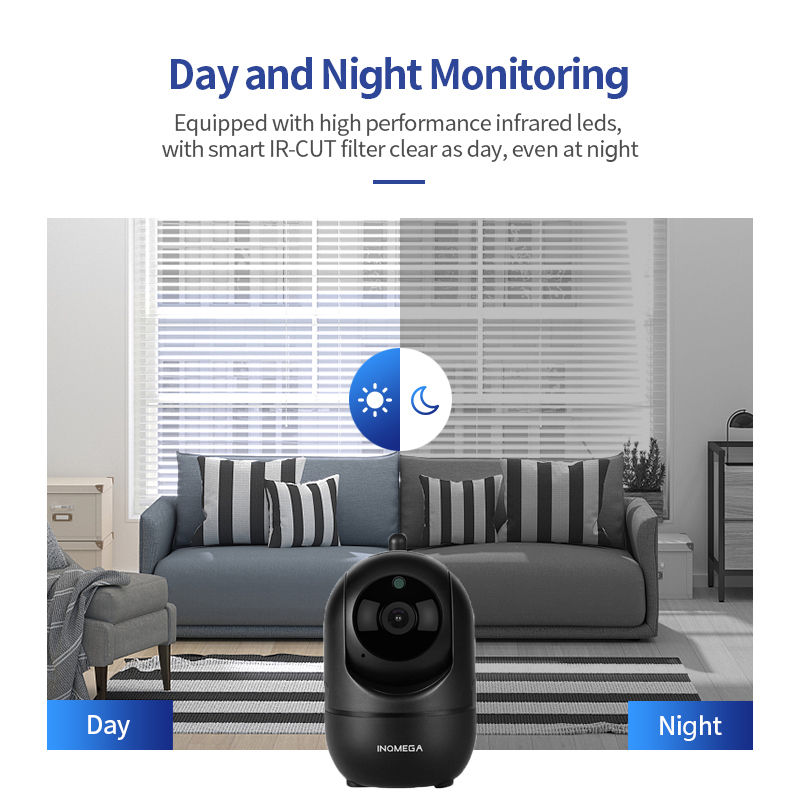 Thumbnail: INQMEGA HD 1080P Cloud Wireless IP Camera Intelligent Auto Tracking Of Human Hom