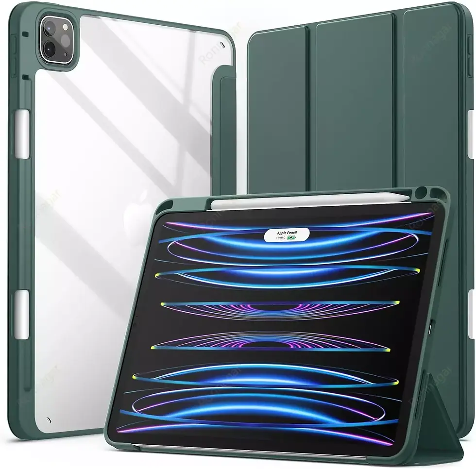 Thumbnail: Smart Case for iPad A16 A19 12th 11th Gen 2026 2025 2024 Air11 13 M4 M3 Air 8 7 