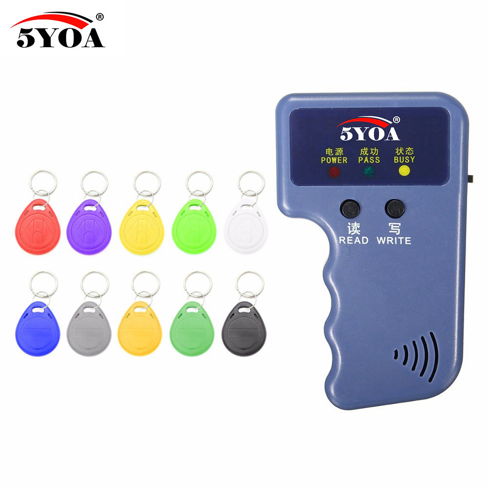 Thumbnail: Handheld 125KHz EM4100 RFID Copier Writer Duplicator Programmer Reader + EM4305 