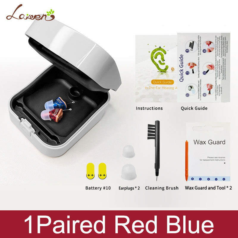 Thumbnail: Hearing Aid Invisible Adjustable Wireless Hearing Aids Mini CIC Left/Right Ear S