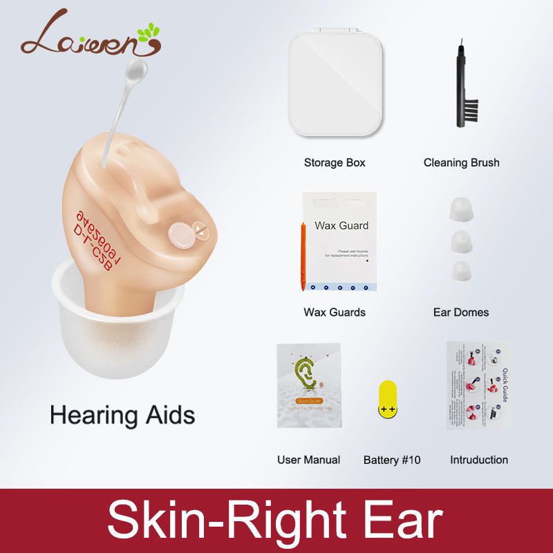 Thumbnail: Hearing Aid Invisible Adjustable Wireless Hearing Aids Mini CIC Left/Right Ear S