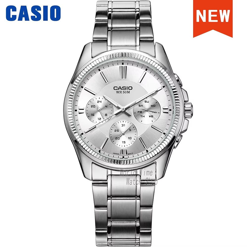 Thumbnail: Casio watch wrist watch men top brand luxury set quartz watche 50m Waterproof me