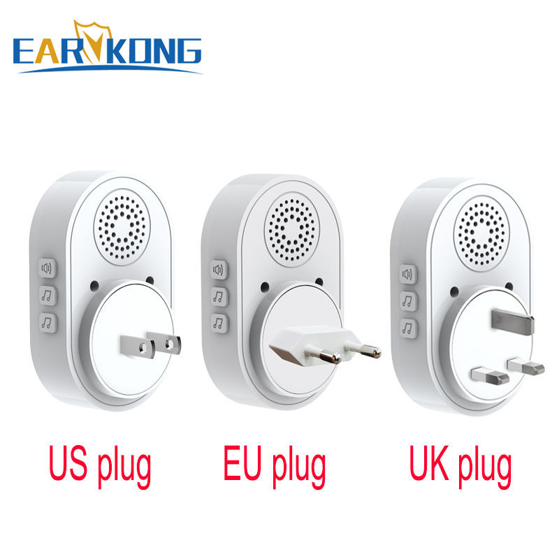 Thumbnail: Intelligent Wireless Doorbell Home Welcome Doorbell Waterproof 300m Remote Smart