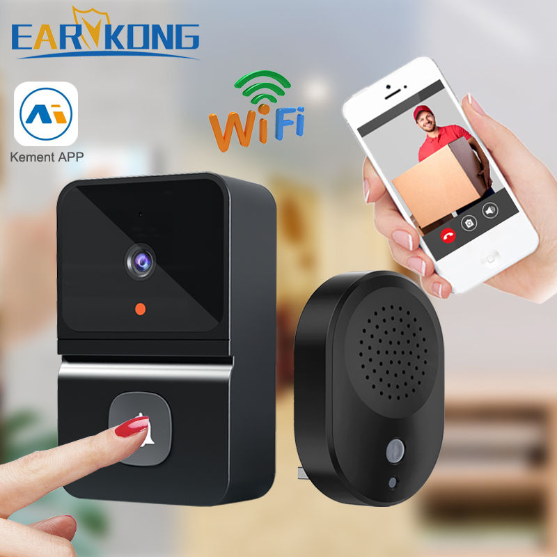 Thumbnail: Intelligent Wireless Doorbell Home Welcome Doorbell Waterproof 300m Remote Smart