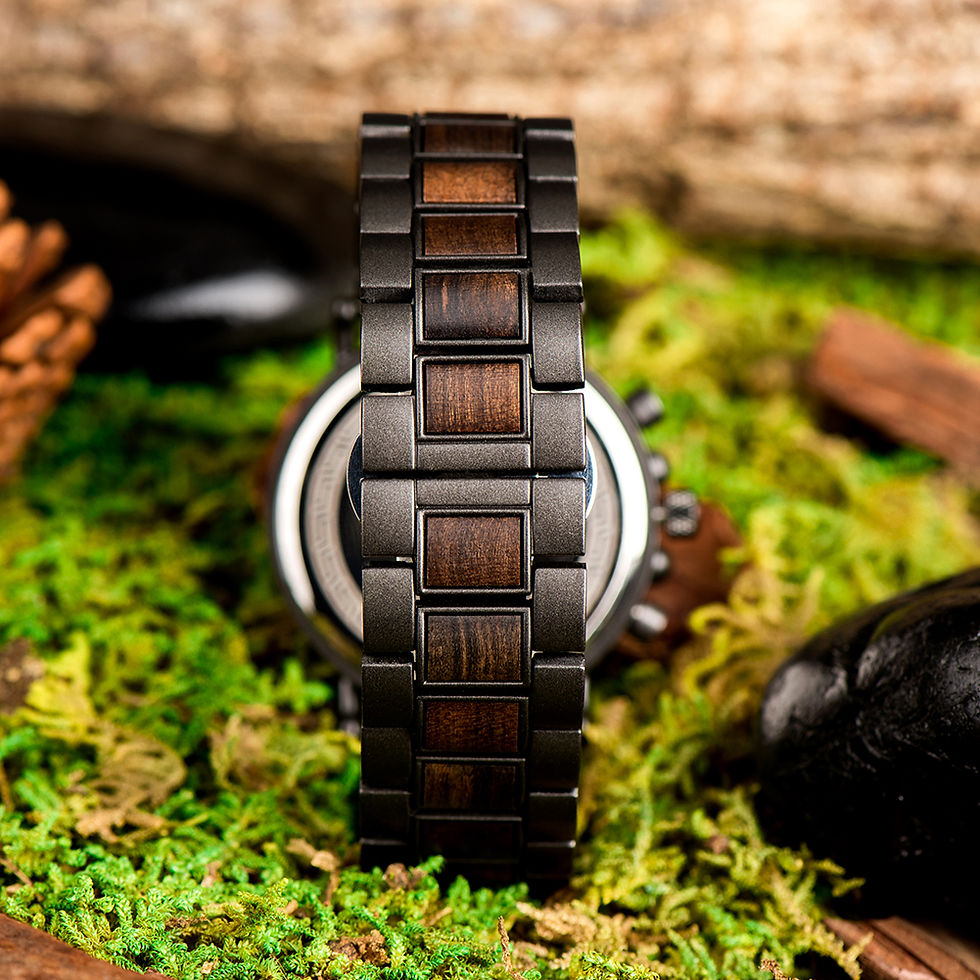 Thumbnail: BOBO BIRD Wood Men Watch Relogio Masculino Top Brand Luxury Stylish Chronograph 
