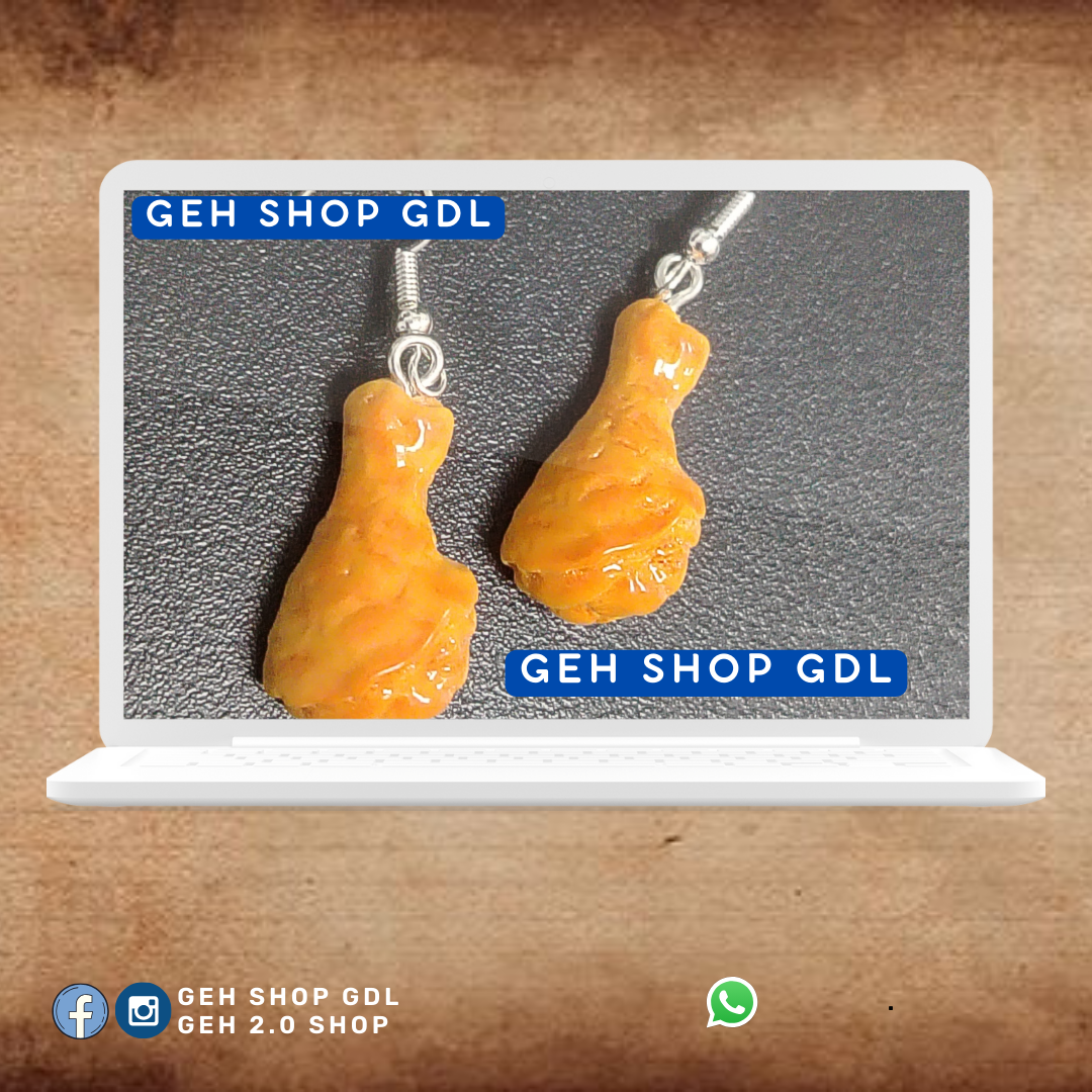 ARETES DE PATITA DE POLLO