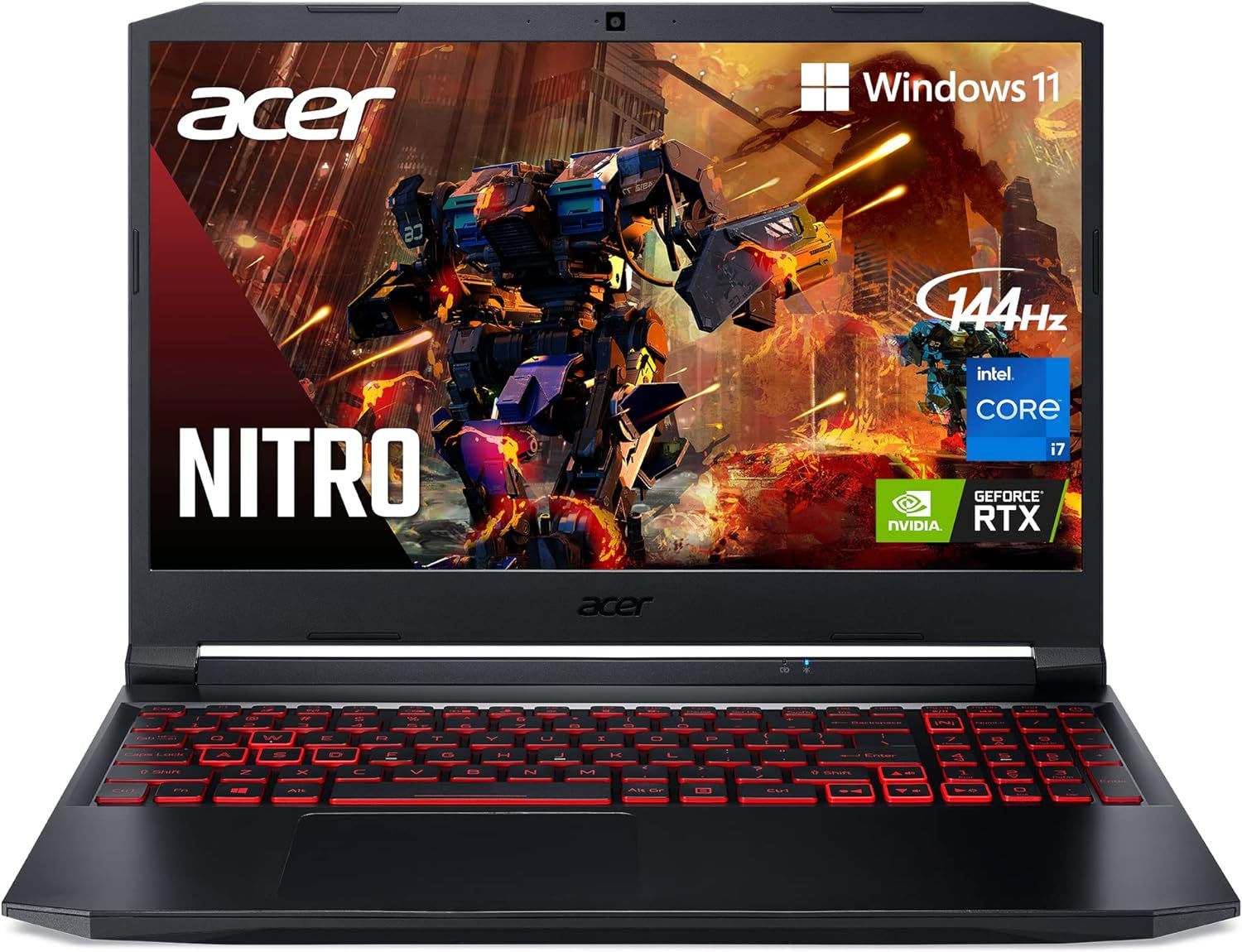 AcerNITRO (AN515) Nitro 515 Core i7-11800H 15,6" RTX 3050 16GB RAM 512GB Windows