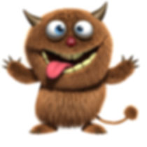 Hairy Monster Animation